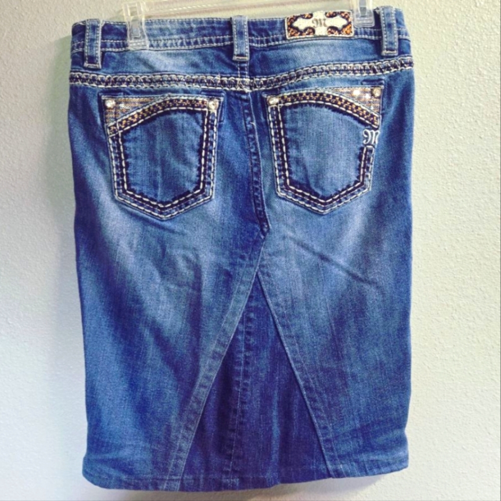 Miss Me Jean Skirt